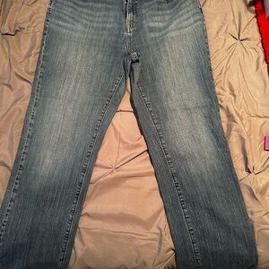 L.L. Bean Women's Straight-Leg Jeans in Faded Blue